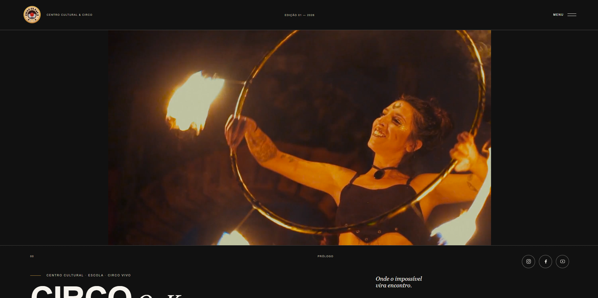 Landing Page Circo
